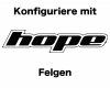 Laufradsatz mit Hope Felgen
