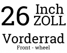 Vorderrad 26 Zoll Singlespeed